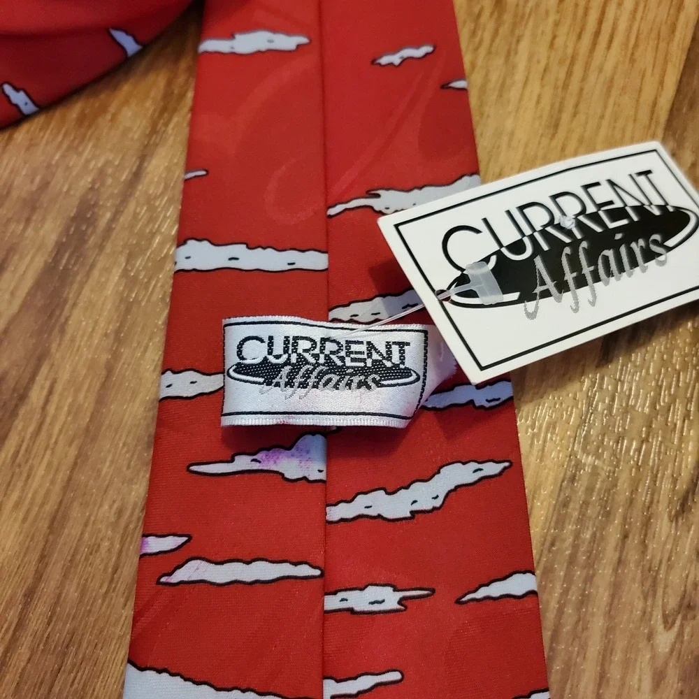 Vintage Atlanta Braves Tie‎ Red Bugs Bunny Baseball MLB Genuine Merchandise 1994